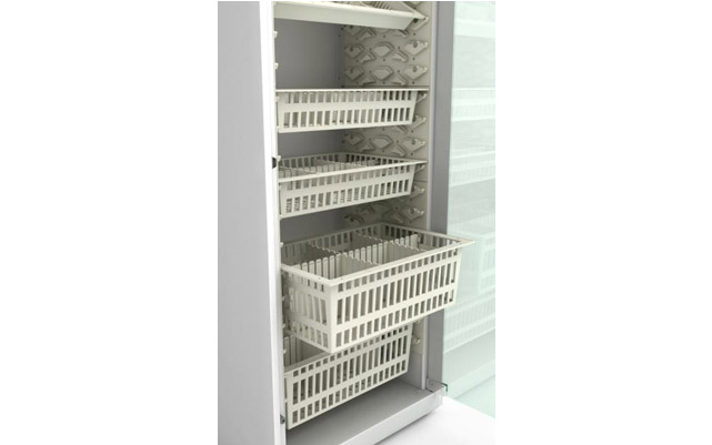 Supply Cabinet Basket Out